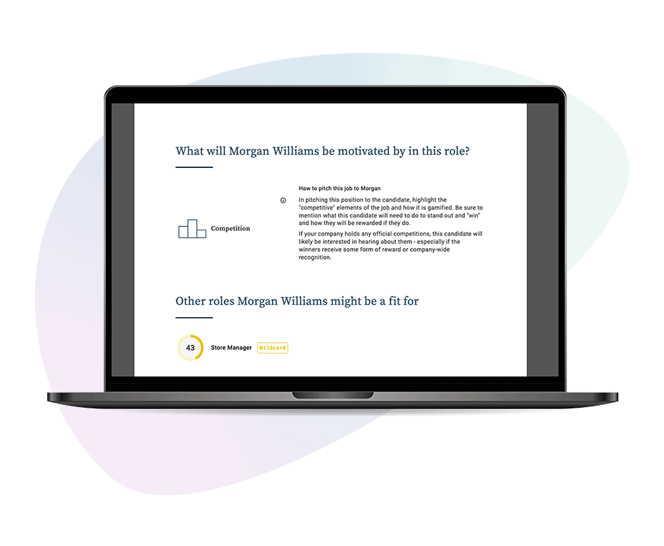 Cangrade's talent management solutions uncovers your employees strengths, developmental priorities and motivations so you can assess their fit for a new role.
