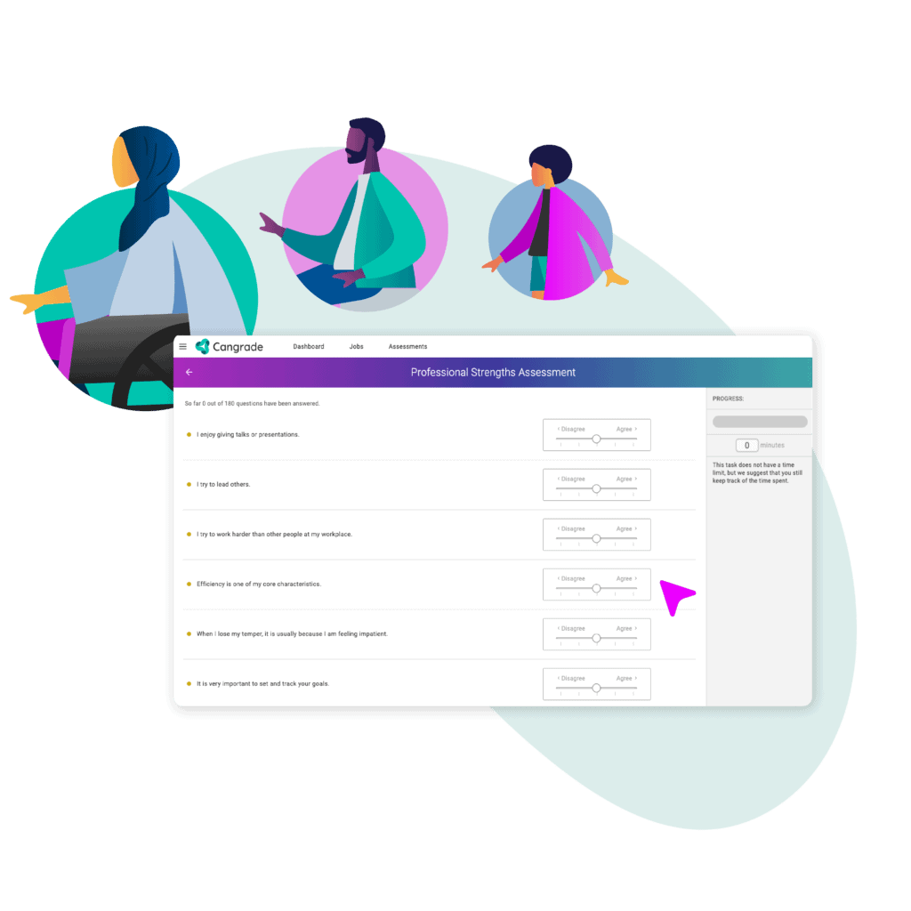 Create a fair internal hiring process with Cangrade's Pre-Hire Assessment