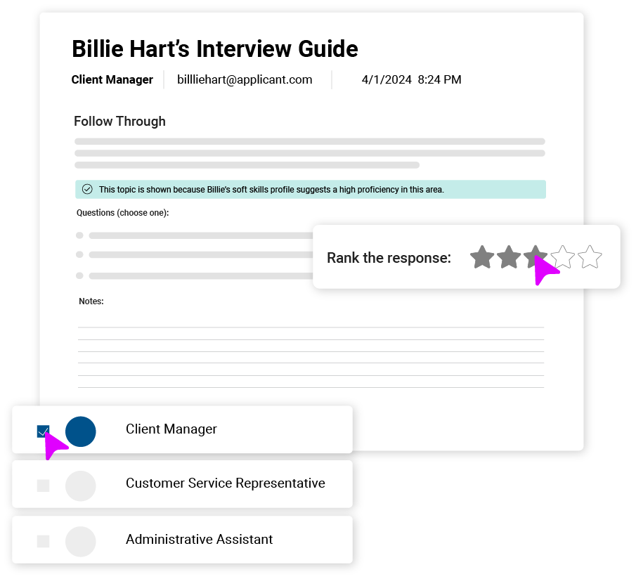 Cangrade's structured interview software helps you hire objectively.