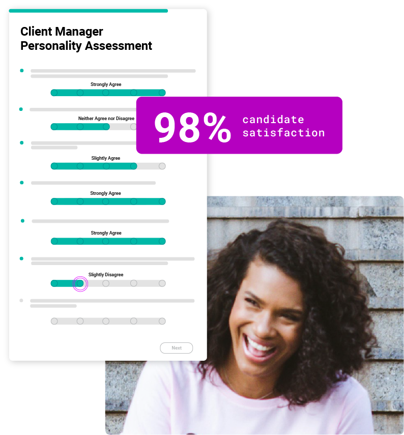 See why Cangrade's candidate experience has a 98% candidate satisfaction rating