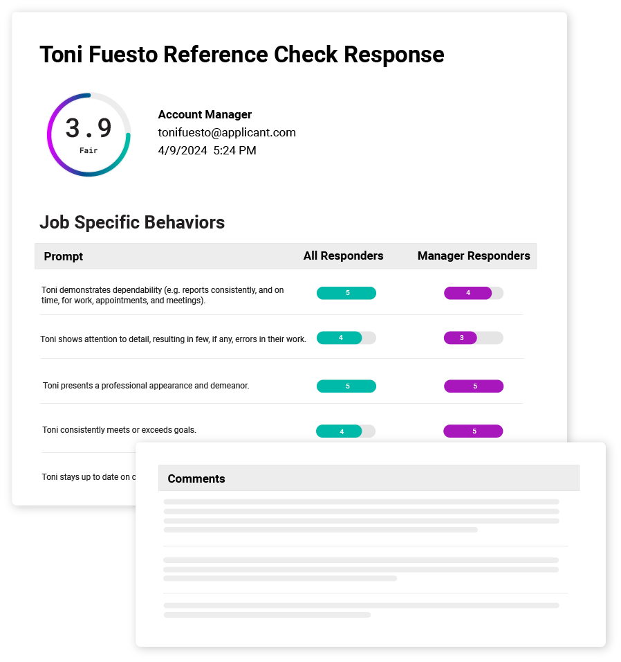 Automatically check references with Cangrade's Lever integrated reference checking