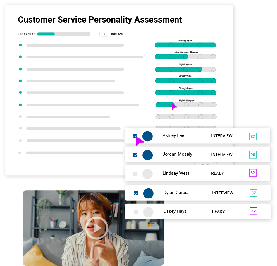 Cangrade's 14 minute pre-hire assessment integrates with UKG