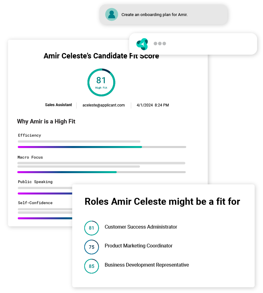 Cangrade's candidate screening solutions deliver talent insights and intelligence directly to your ATS or HRIS through integrations.