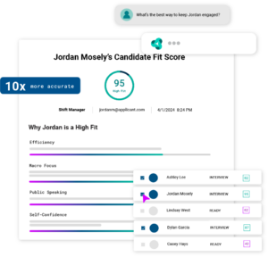 Cangrade's candidate screening platform gives your recruiters more accurate predictions of candidate success for fast, quality hiring decisions