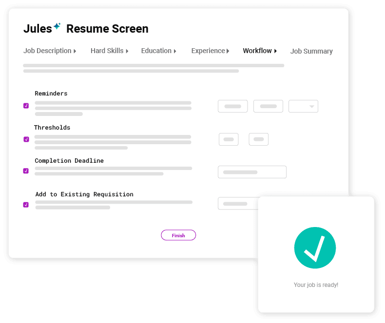 Cangrade's AI for HR is controllable, transparent, and ethical, ensuring you remain in control of your candidate and resume screening process.