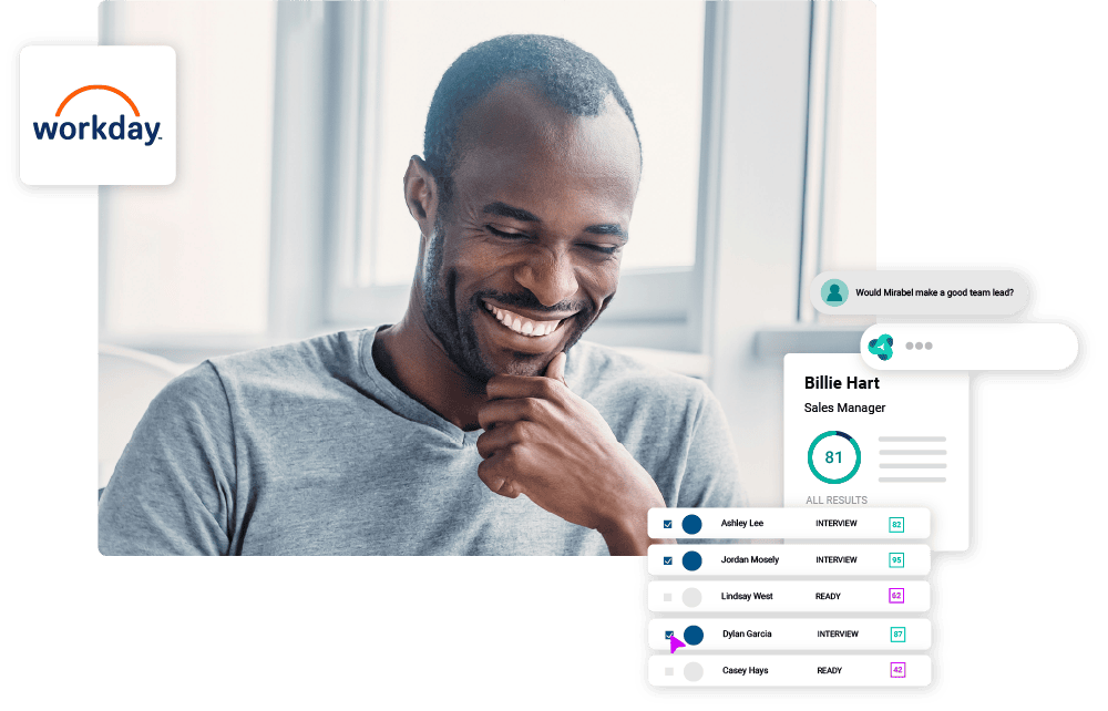 Cangrade's Workday integration delivers instant AI candidate screeing into your existing hiring process for better, faster hiring.