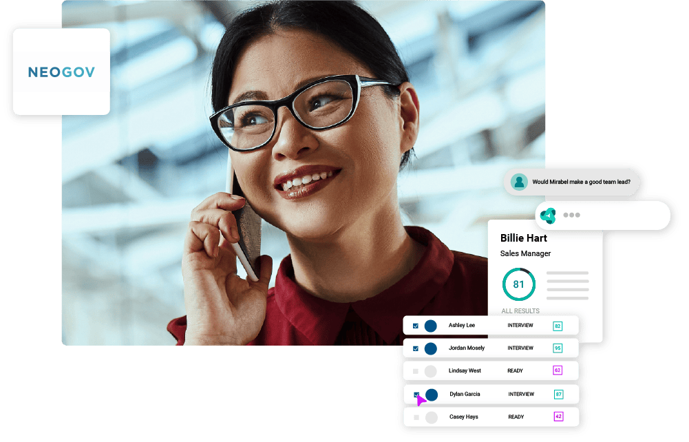 Cangrade's NEOGOV integration delivers instant AI candidate screeing into your existing hiring process for better, faster hiring.